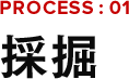PROCESS:01 採掘